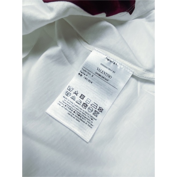 Valentino floral print T-shirt white / multicolor - Picture 10 of 13
